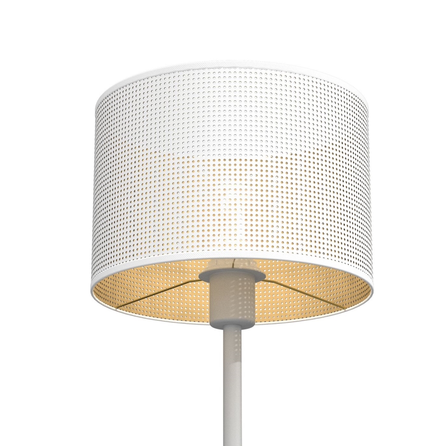 Lámpara de mesa LOFT SHADE 1xE27/60W/230V diámetro 25 cm blanca/dorada