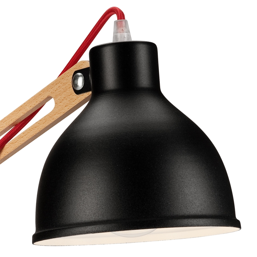 Lámpara de mesa MARCELLO 1xE27/60W/230V haya