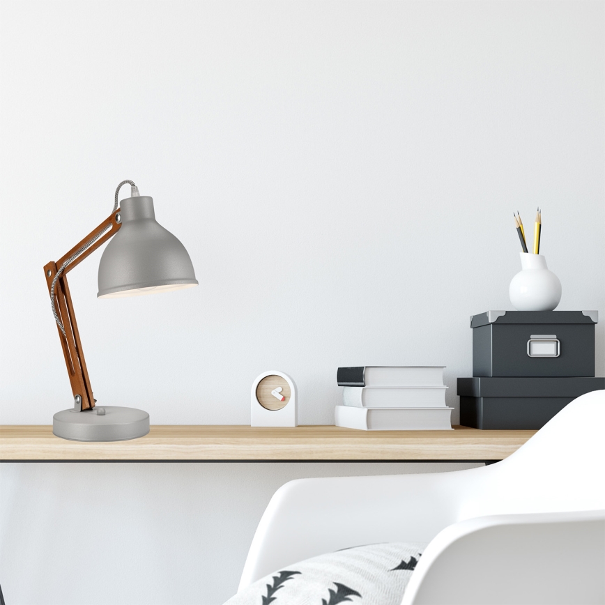 Lámpara de mesa MARCELLO 1xE27/60W/230V haya