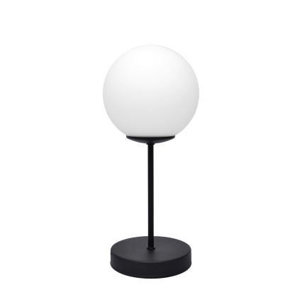 Lámpara de mesa MOON 1xE27/15W/230V negro