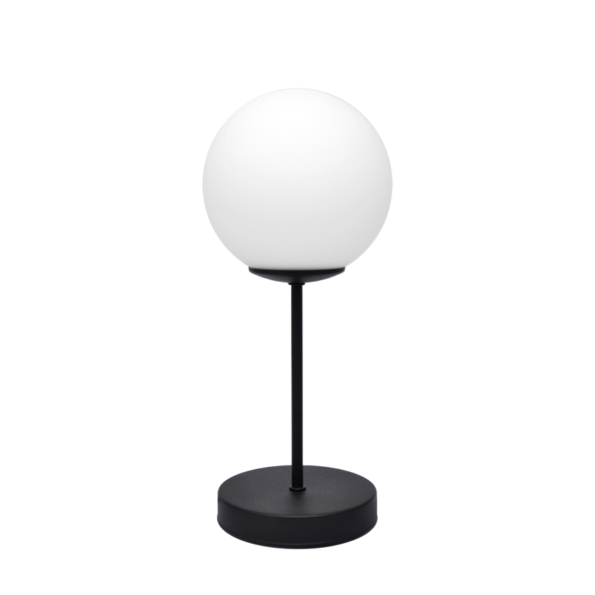 Lámpara de mesa MOON 1xE27/15W/230V negro