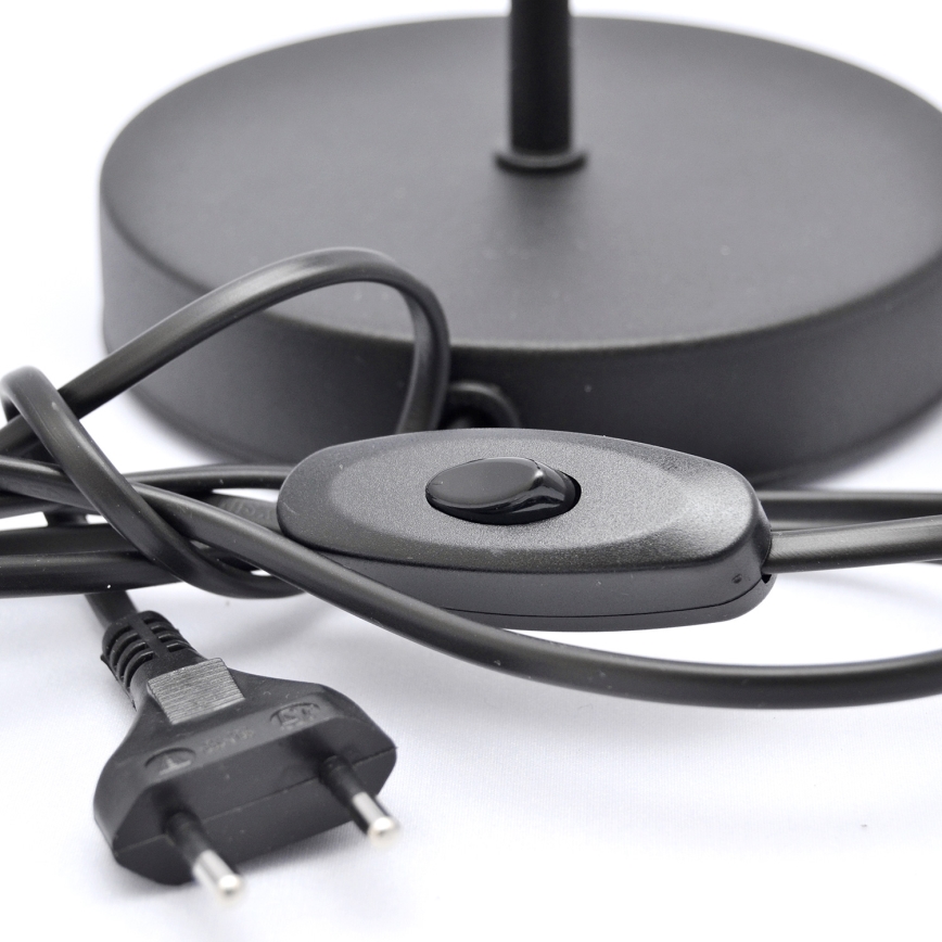 Lámpara de mesa MOON 1xE27/15W/230V negro