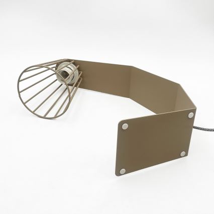 Lámpara de mesa NANDO 1xE27/15W/230V beige