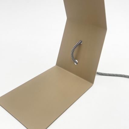 Lámpara de mesa NANDO 1xE27/15W/230V beige