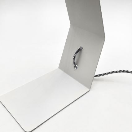 Lámpara de mesa NANDO 1xE27/15W/230V blanca