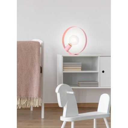 Lámpara de mesa NEXO 1xE27/40W/230V rosa