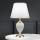 Lámpara de mesa OVUM 1xE27/40W/230V 48 cm cerámica blanco/dorado