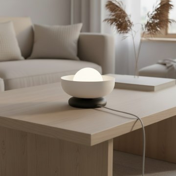 Lámpara de mesa OZZY 1xG9/8W/230V blanca