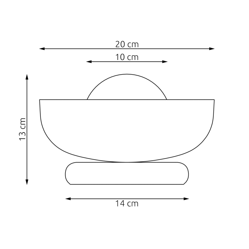 Lámpara de mesa OZZY 1xG9/8W/230V negra