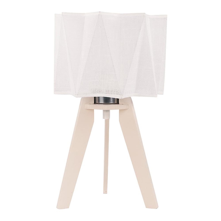 Lámpara de mesa PIANO NATUR 1xE27/60W/230V