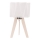 Lámpara de mesa PIANO NATUR 1xE27/60W/230V
