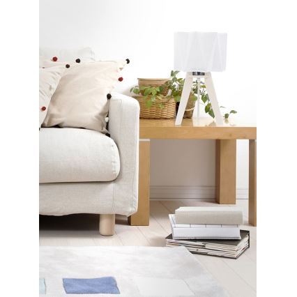 Lámpara de mesa PIANO NATUR 1xE27/60W/230V