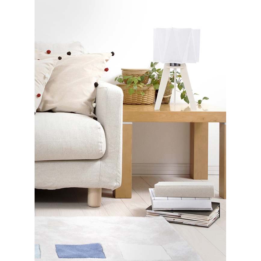 Lámpara de mesa PIANO NATUR 1xE27/60W/230V