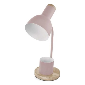 Lámpara de mesa POPPY 1xE27/25W/230V rosa