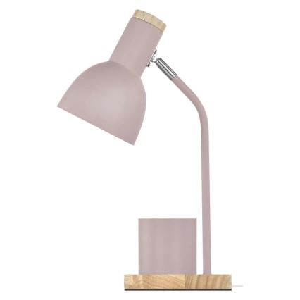 Lámpara de mesa POPPY 1xE27/25W/230V rosa