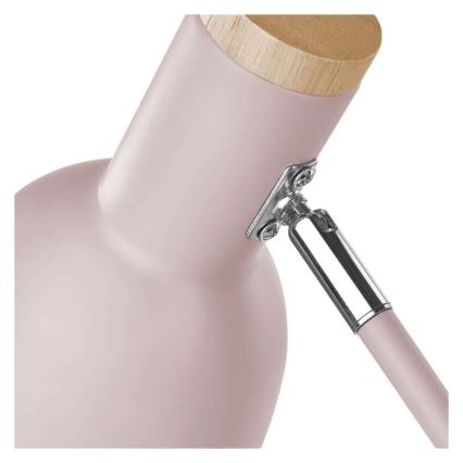Lámpara de mesa POPPY 1xE27/25W/230V rosa