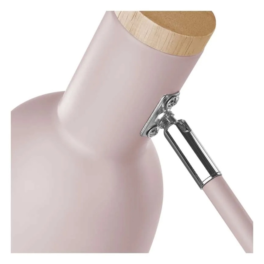 Lámpara de mesa POPPY 1xE27/25W/230V rosa