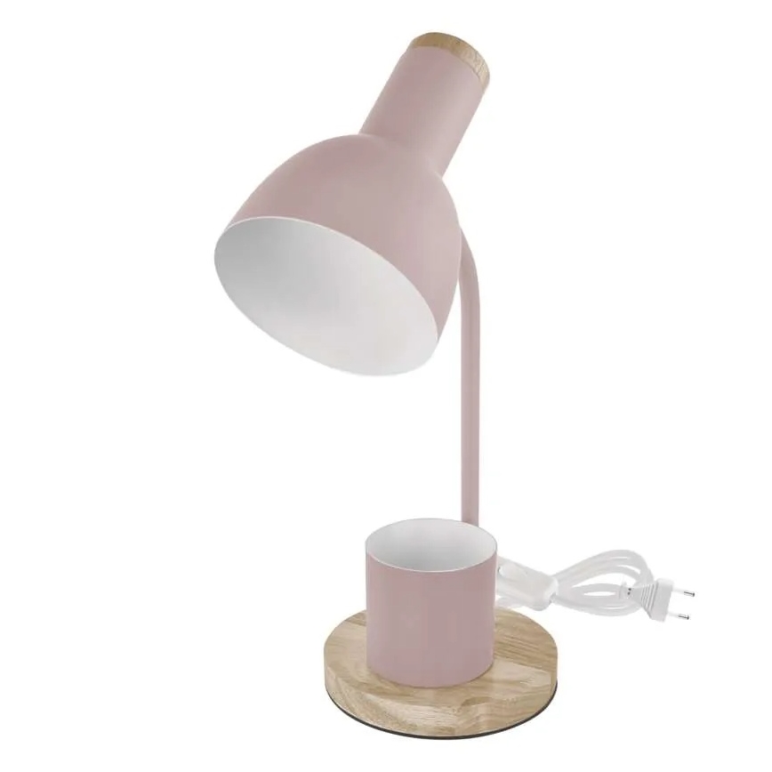 Lámpara de mesa POPPY 1xE27/25W/230V rosa