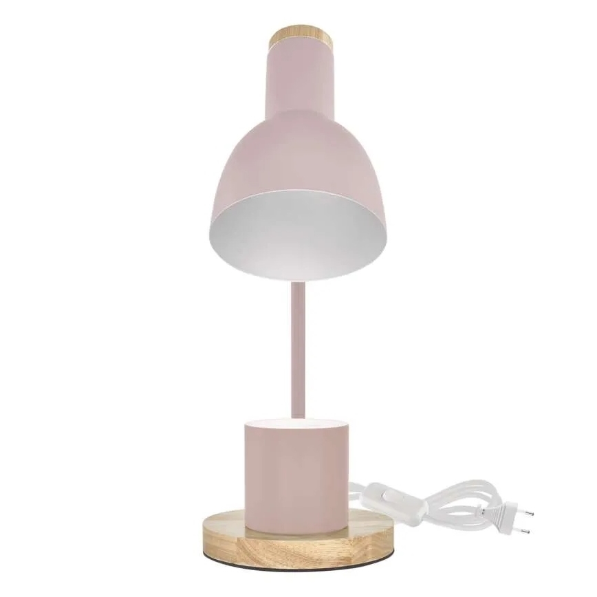 Lámpara de mesa POPPY 1xE27/25W/230V rosa