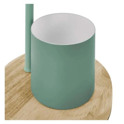 Lámpara de mesa POPPY 1xE27/25W/230V verde