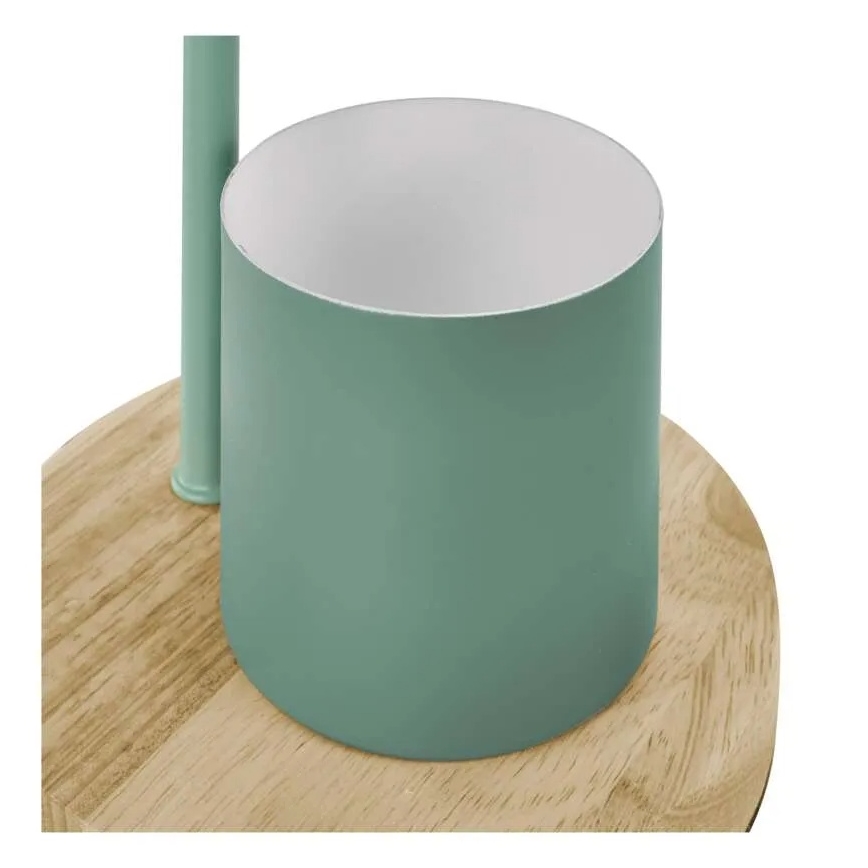 Lámpara de mesa POPPY 1xE27/25W/230V verde
