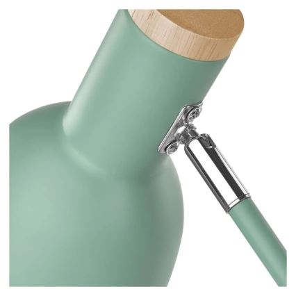 Lámpara de mesa POPPY 1xE27/25W/230V verde