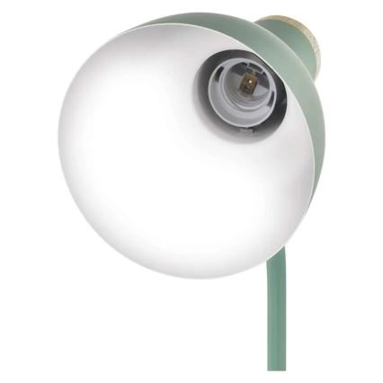 Lámpara de mesa POPPY 1xE27/25W/230V verde