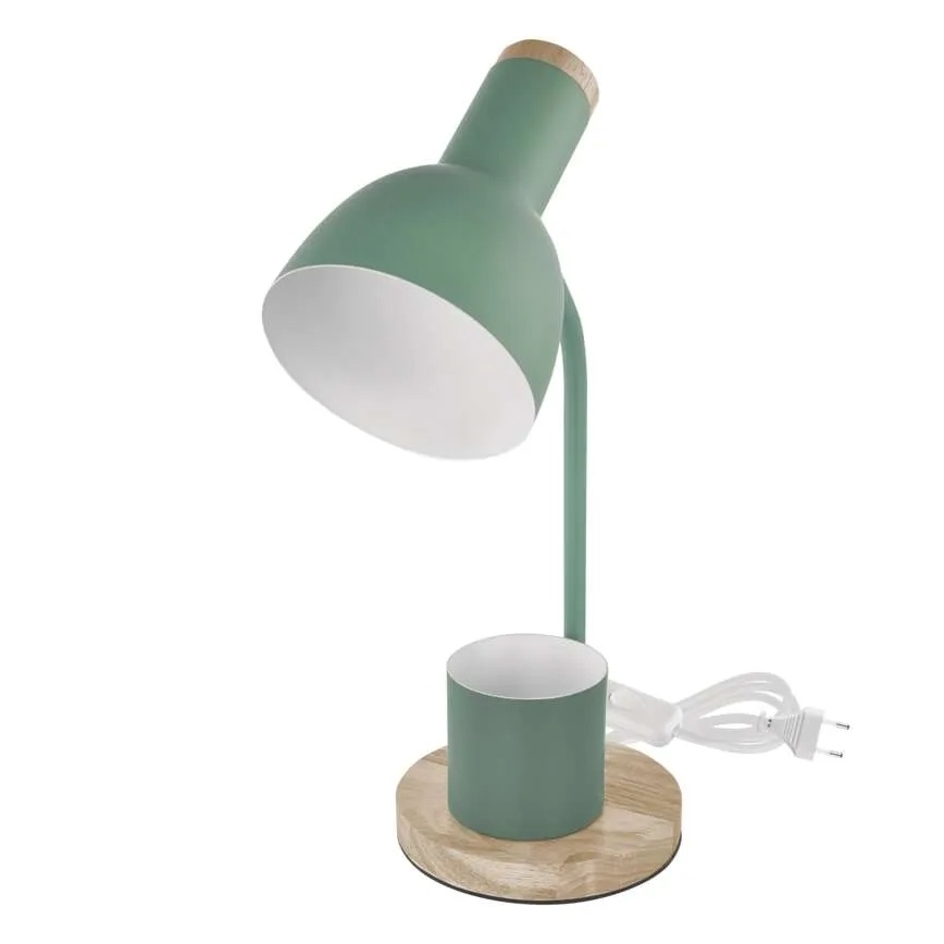 Lámpara de mesa POPPY 1xE27/25W/230V verde