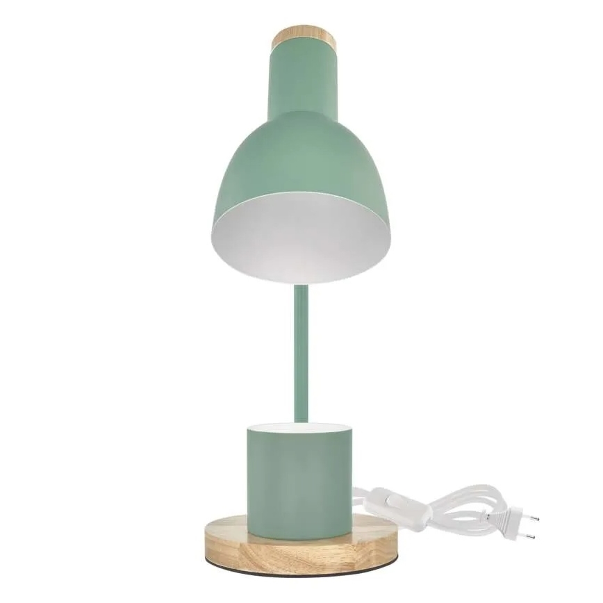 Lámpara de mesa POPPY 1xE27/25W/230V verde