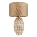 Lámpara de mesa RAMZES 1xE27/40W/230V beige