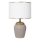 Lámpara de mesa RAMZES 1xE27/40W/230V blanca/beige