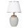 Lámpara de mesa RAMZES 1xE27/40W/230V blanca/gris