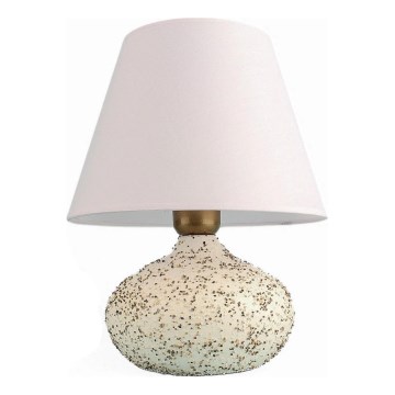 Lámpara de mesa RAMZES 1xE27/40W/230V blanca