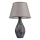 Lámpara de mesa RAMZES 1xE27/40W/230V gris
