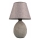 Lámpara de mesa RAMZES 1xE27/40W/230V gris