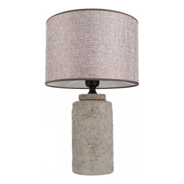 Lámpara de mesa RAMZES 1xE27/40W/230V, gris