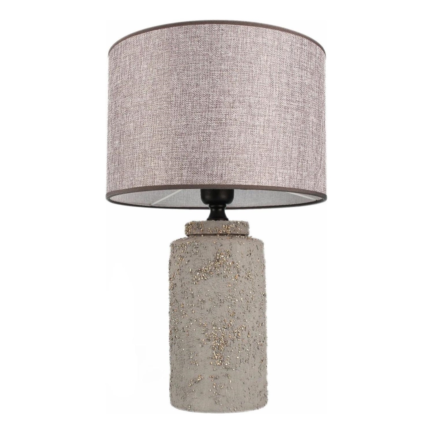 Lámpara de mesa RAMZES 1xE27/40W/230V, gris