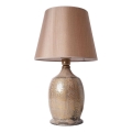 Lámpara de mesa RAMZES 1xE27/40W/230V marrón