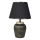 Lámpara de mesa RAMZES 1xE27/40W/230V negra/dorada