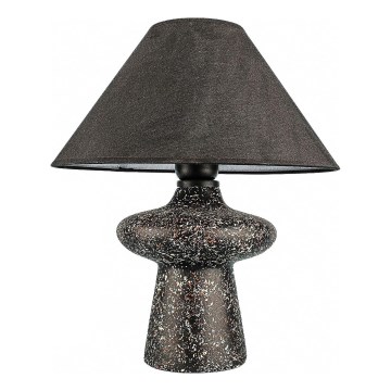 Lámpara de mesa RAMZES 1xE27/40W/230V negra