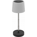 Lámpara de mesa recargable para exterior, táctil y regulable LED/2W/5V IP44 1200 mAh gris