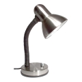 Lámpara de mesa regulable KADET - S 1xE27/40W cromo mate