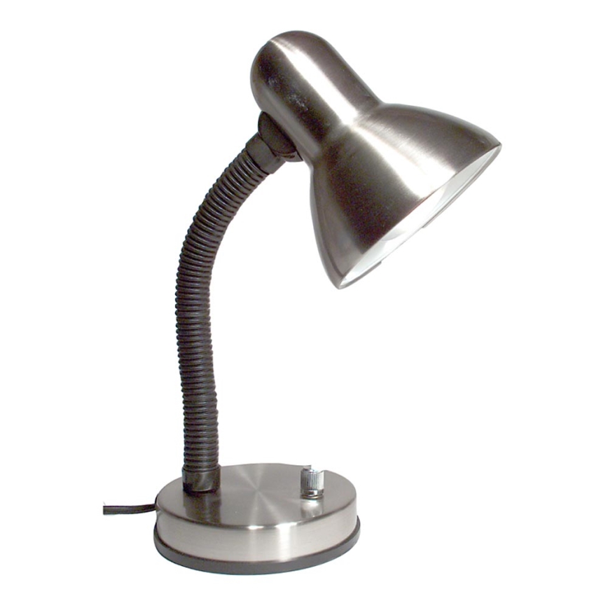 Lámpara de mesa regulable KADET - S 1xE27/40W cromo mate