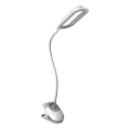 Lámpara de mesa regulable LED+CCT con pinza CLIP LED/7,5W/230V 3000/4200/5000K blanca
