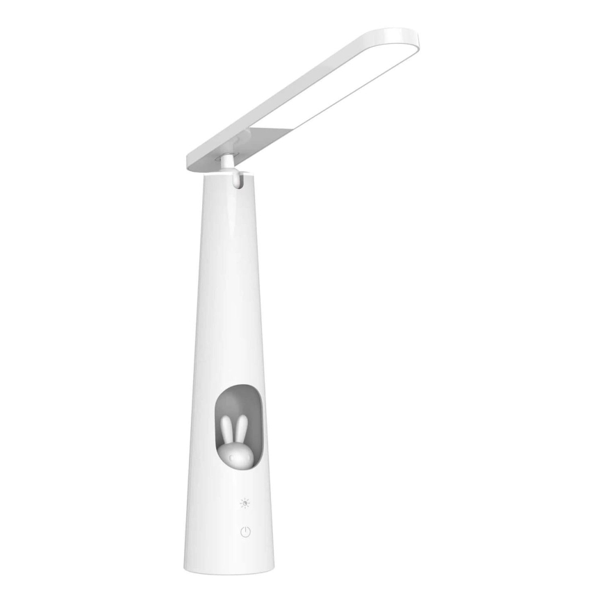 Lámpara de mesa regulable LED táctil BUNNY LED/7W/230V 2700/4000/6500K blanco