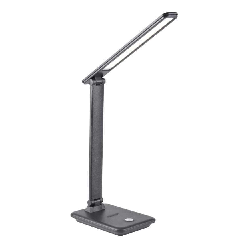Lámpara de mesa regulable LED táctil VINTO LED/8W/230V negro