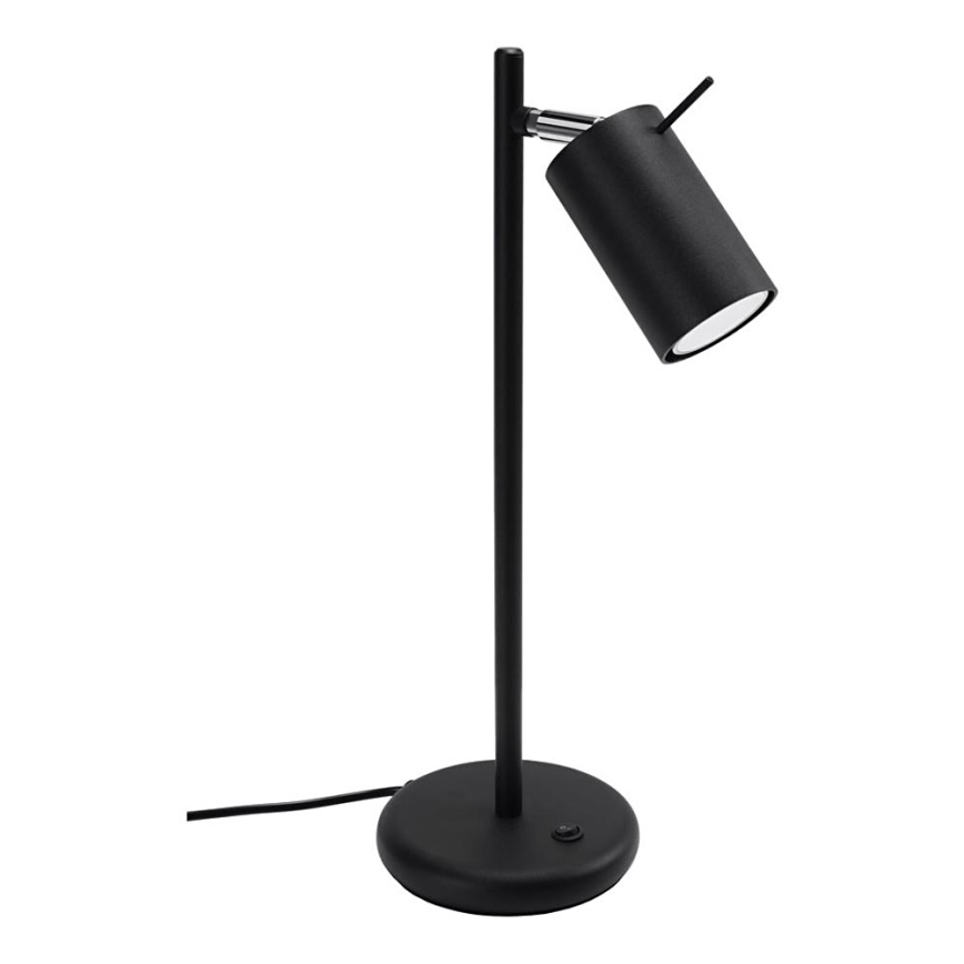 Lámpara de mesa RING 1xGU10/10W/230V negro