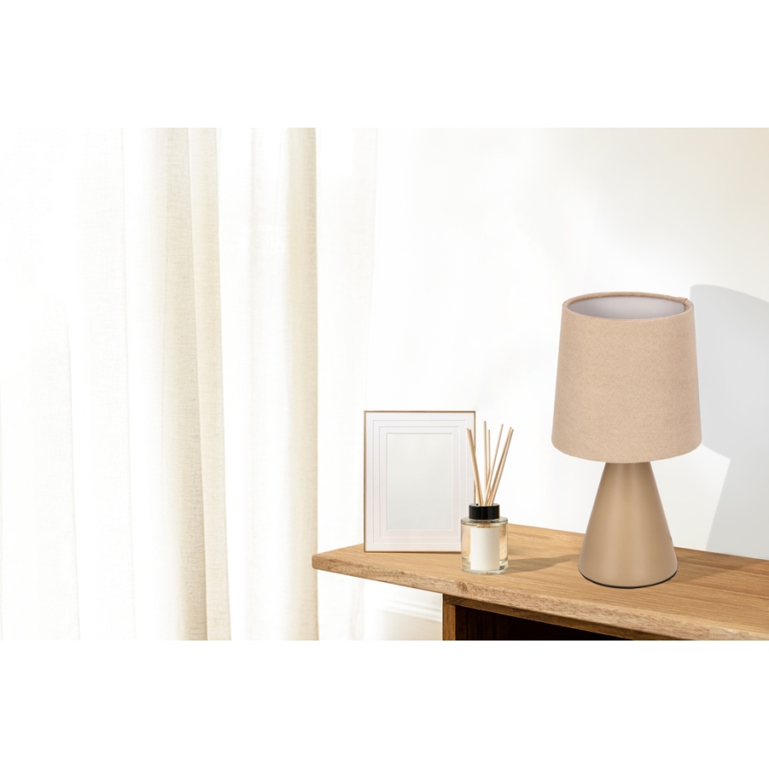 Lámpara de mesa SATTI 1xE14/40W/230V beige