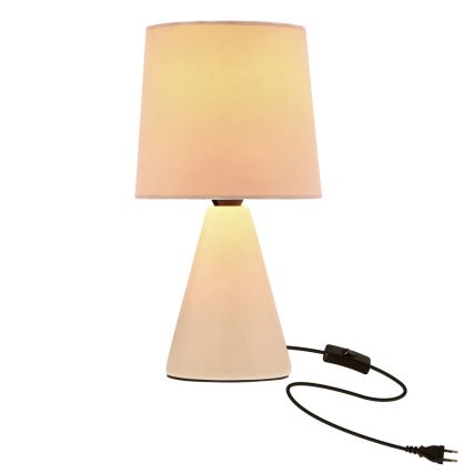 Lámpara de mesa SATTI 1xE14/40W/230V color crema