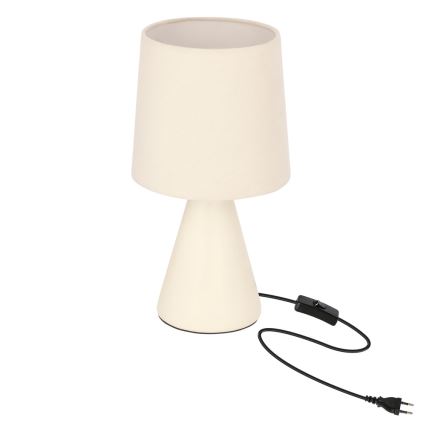 Lámpara de mesa SATTI 1xE14/40W/230V color crema